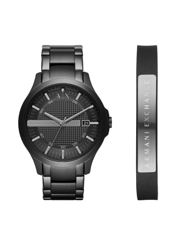 Armani Exchange Uhr The Classic Black Set in schwarz