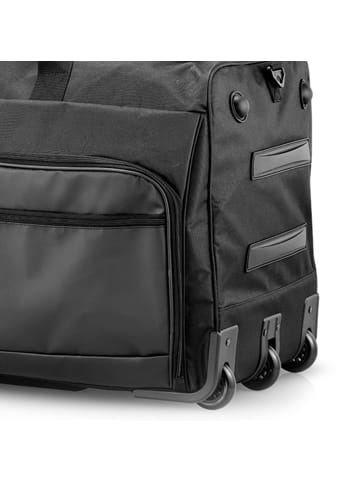 Pack Easy Light-Bag 3 Rollen Reisetasche 82 cm in schwarz