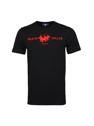 HARVEY MILLER POLO CLUB Shirt 'Basic' in schwarz