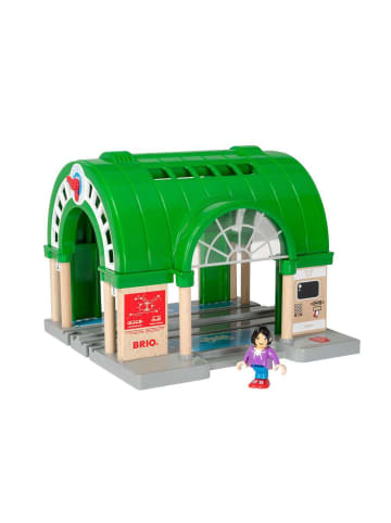 Brio Aktionsspiel BRIO World - Großer Hauptbahnhof mit Ticketautomat Ab 3 Jahre in bunt