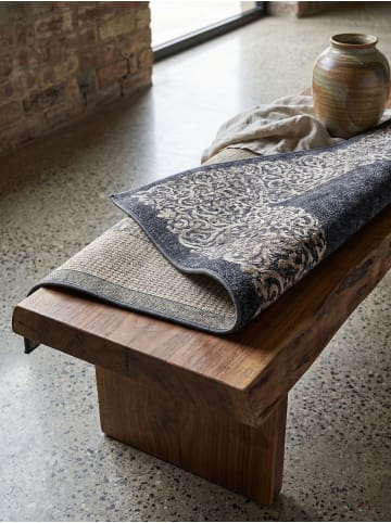 KADIMA DESIGN Teppich Flachgewebe Waschbar Barock PIZOL Strapazierfähig OEKO-TEX