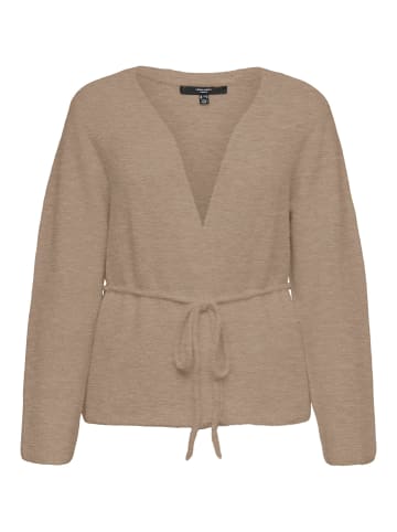 Vero Moda Strickjacke in Silver Mink