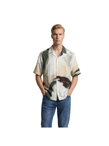 ONLY & SONS Zweifarbig Viskose Kurzarmhemd