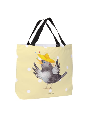 Mr. & Mrs. Panda Tote Bag Rabe Sombrero ohne Spruch in Gelb Pastell