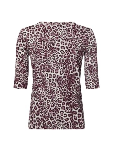 MARC CAIN SPORTS  Shirt in ecru aubergine - 0001