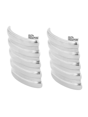 Adeliás Damen Ohrringe – Ohrstecker aus Edelstahl in silber