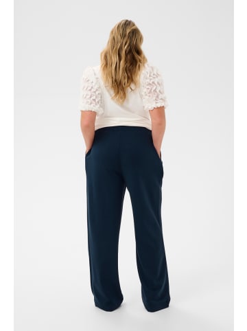 KAFFE curve Casual Hose KCannia Loose fit in Midnight Marine