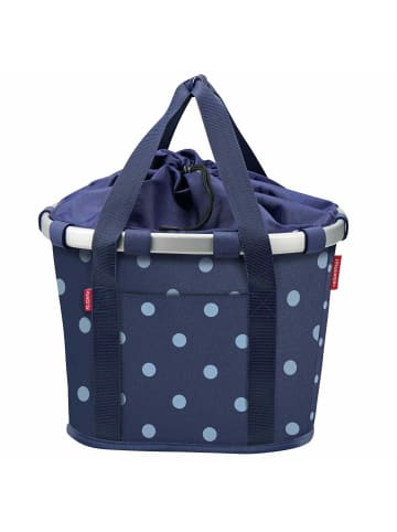 KLICKfix KLICKfix Fahrradkorb BIKEBASKET mixed dots blue