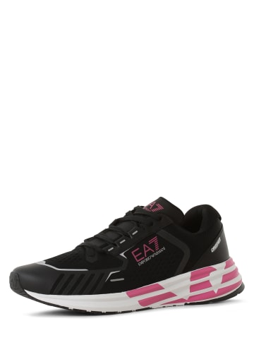 EA7 Sneaker in schwarz pink