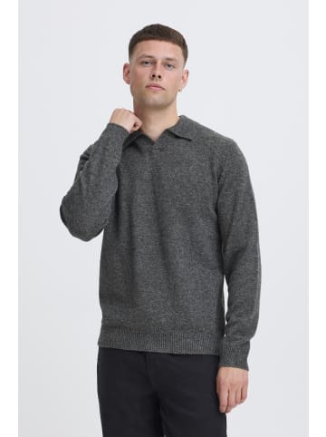 BLEND Strickpullover BHRANKO POLO in Grau