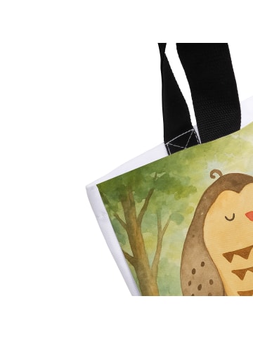 Mr. & Mrs. Panda Tasche Eulen Liebe Design ohne Spruch in Weiß