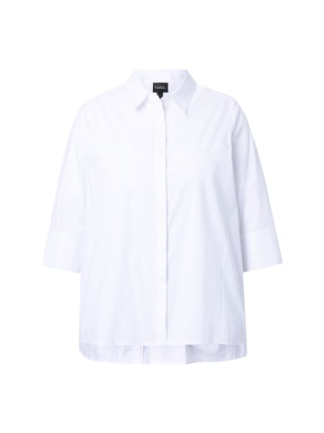 Ulla Popken Hemdbluse in schneeweiß