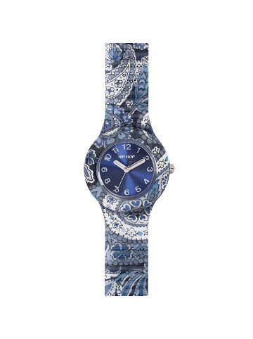 Hip Hop Uhren paisley blau