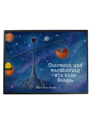 Mr. & Mrs. Panda Schreibtischunterlage Sternzeichen Waage Design... in Weiß