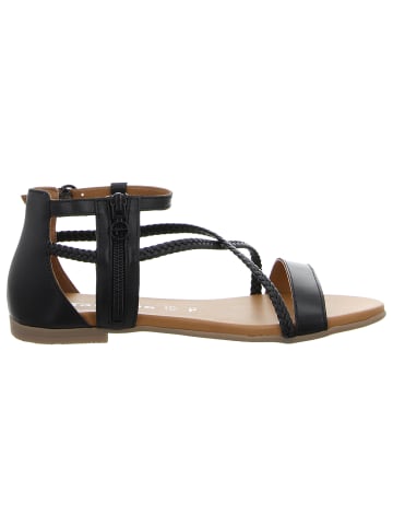Tamaris Riemchensandalette in schwarz