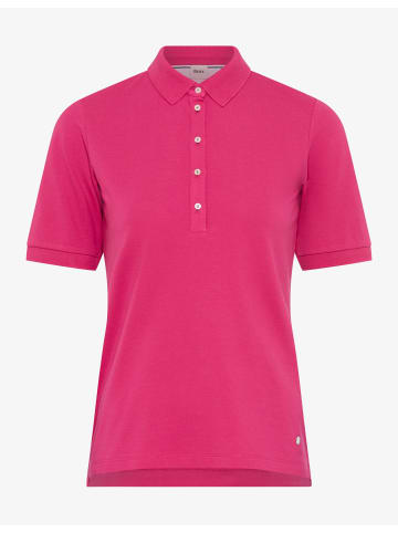 BRAX  Poloshirt Style Cleo in Raspberry Sorbet