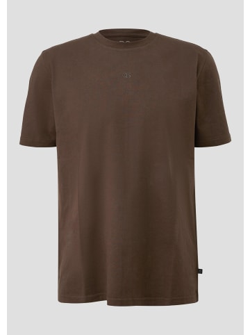 QS T-Shirt in 8947_dunkelbraun