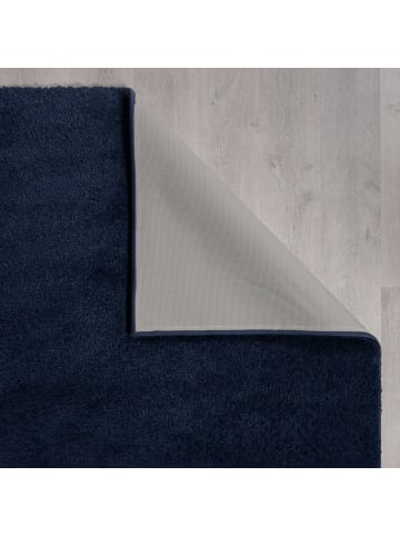 KADIMA DESIGN Weicher, waschbarer Teppich "GIPPING Flauschig" in Blau