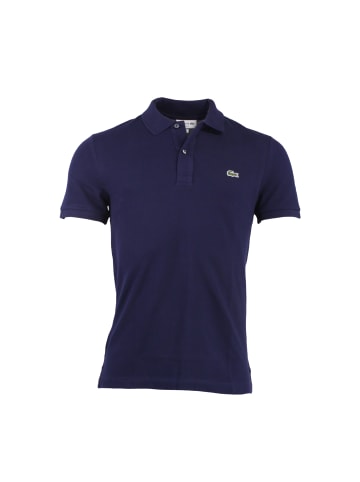 Lacoste halbarm Poloshirt Slim Fit in Nachtblau