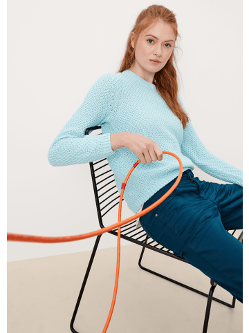 QS Pullover langarm in Blau