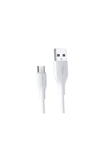 COFI 1453 2.4A 1 Meter Datenkabel USB zu Micro-USB Schnell-Ladekabel in Weiß