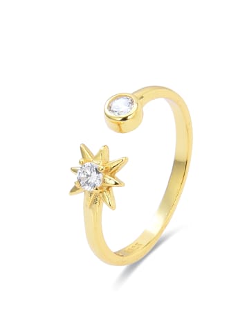 Luxenter Ring Lialt aus 925er Sterlingsilber LIALT verstellbar   -Lialt gold