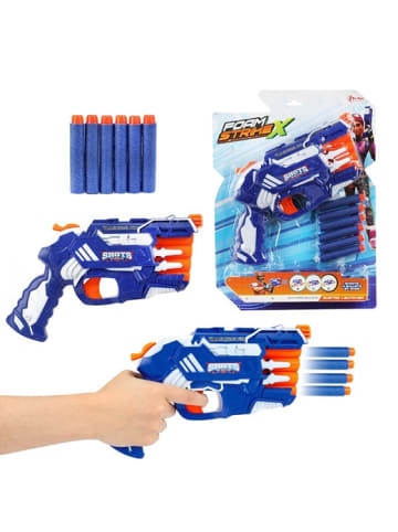 Toi-Toys Foam Strrikex Pistole 4 Shot und 5 Schaumkugeln 8 Jahre