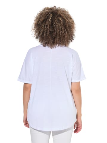 Ulla Popken Shirt in schneeweiß