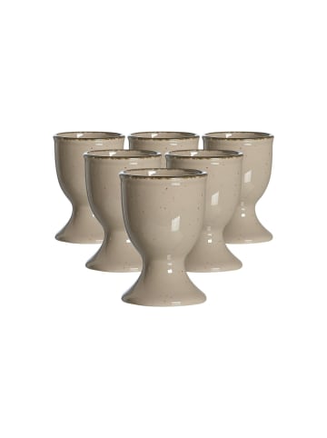 6er Set Eierbecher Casa in Grau ø 5 cm