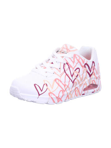 Skechers Damen- Schnürschuhe UNO - SPREAD THE LOVE in Weiß