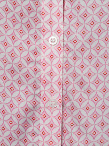 More & More Bluse in rosa weiß