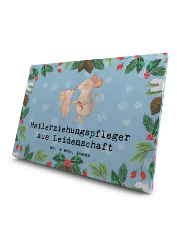 Mr. & Mrs. Panda Adventskalender Heilerziehungspfleger Leidensch... in Eisblau
