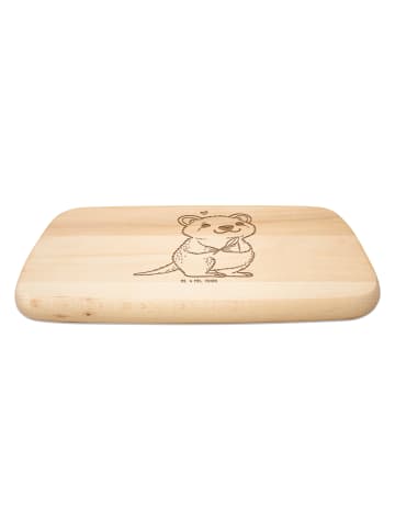 Mr. & Mrs. Panda Holzbrett Quokka Happy ohne Spruch in Transparent