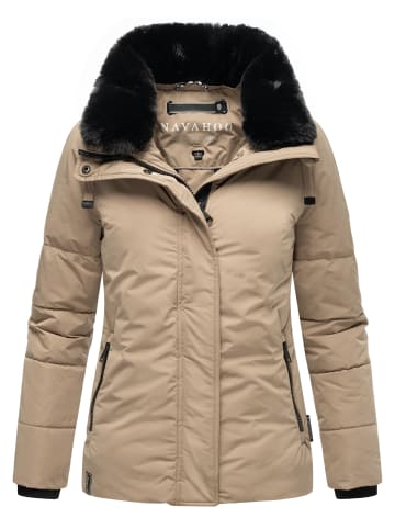 Navahoo Winterjacke Frostii XIV in Taupe Grey