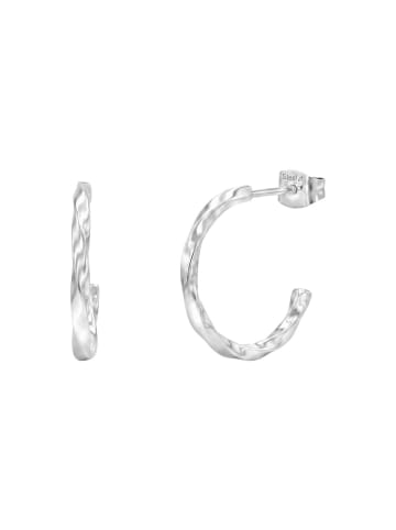 Noelani Creolen Silber 925, rhodiniert in Silber