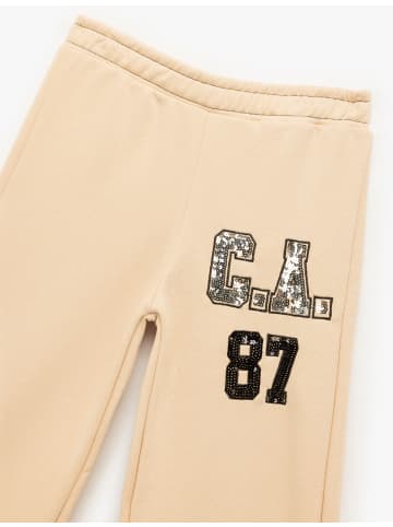 KOTON SWEAT BOTTOMS in Beige