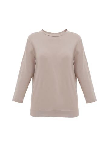 Finn Flare Langarmshirt Basic in light brown