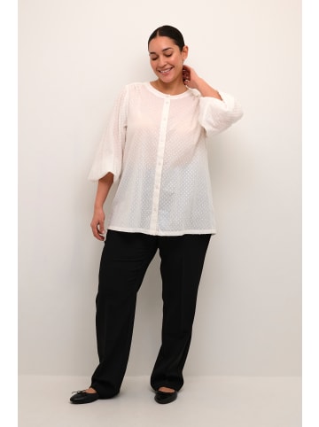 KAFFE curve Langarm - Hemd KCrory Loose fit in Chalk
