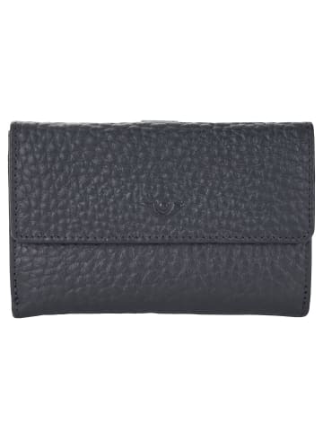 VLD VOi Leather Design Hirsch Brenna Geldbörse Leder 15 cm in blau