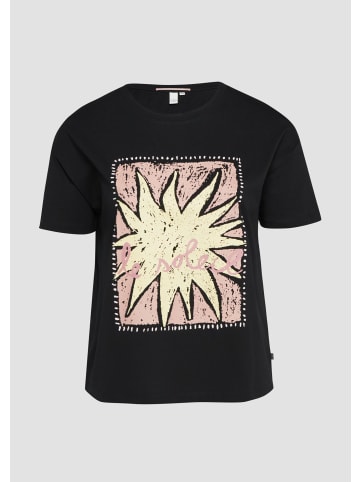 QS T-Shirt in 99D0_schwarz