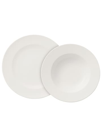 Villeroy & Boch 8er Set Geschirr For Me weiß in weiß