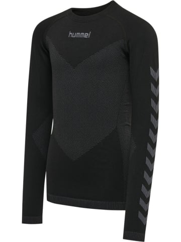 Hummel Kinder Sportshirt in Schwarz