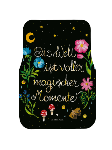Mr. & Mrs. Panda Autoteppich Magische Welt mit Spruch in Bunt