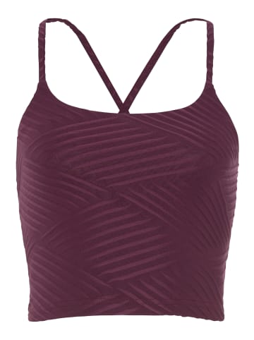 LASCANA ACTIVE Crop-Top in burgund