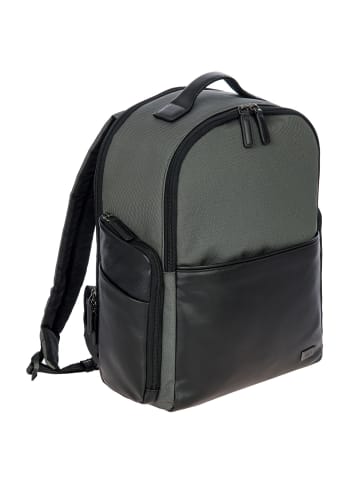 BRIC`s Monza Business-Rucksack 39 cm Laptopfach grey-black