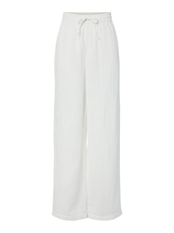 Pieces Hose mit weitem Bein in Cloud Dancer