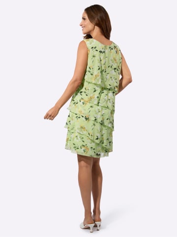 WITT WEIDEN Webkleid in pistazie-zitrone-bedruckt
