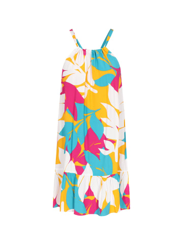 IZIA Women Dress in yellow multicolor