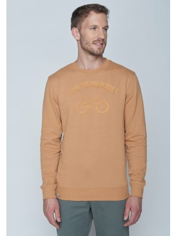 GreenBomb Sweatshirt Bike Leave in Haselnuss
