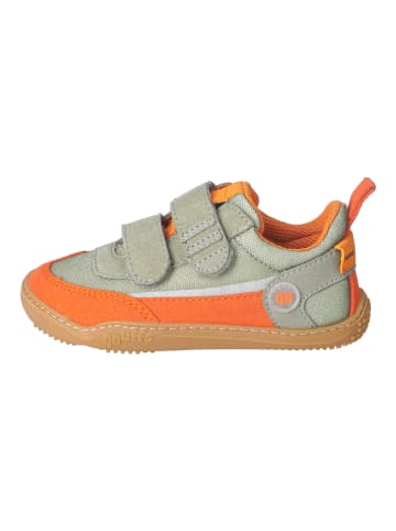 qnuffs Kindergarten Klett Halbschuh/Sneaker in orange